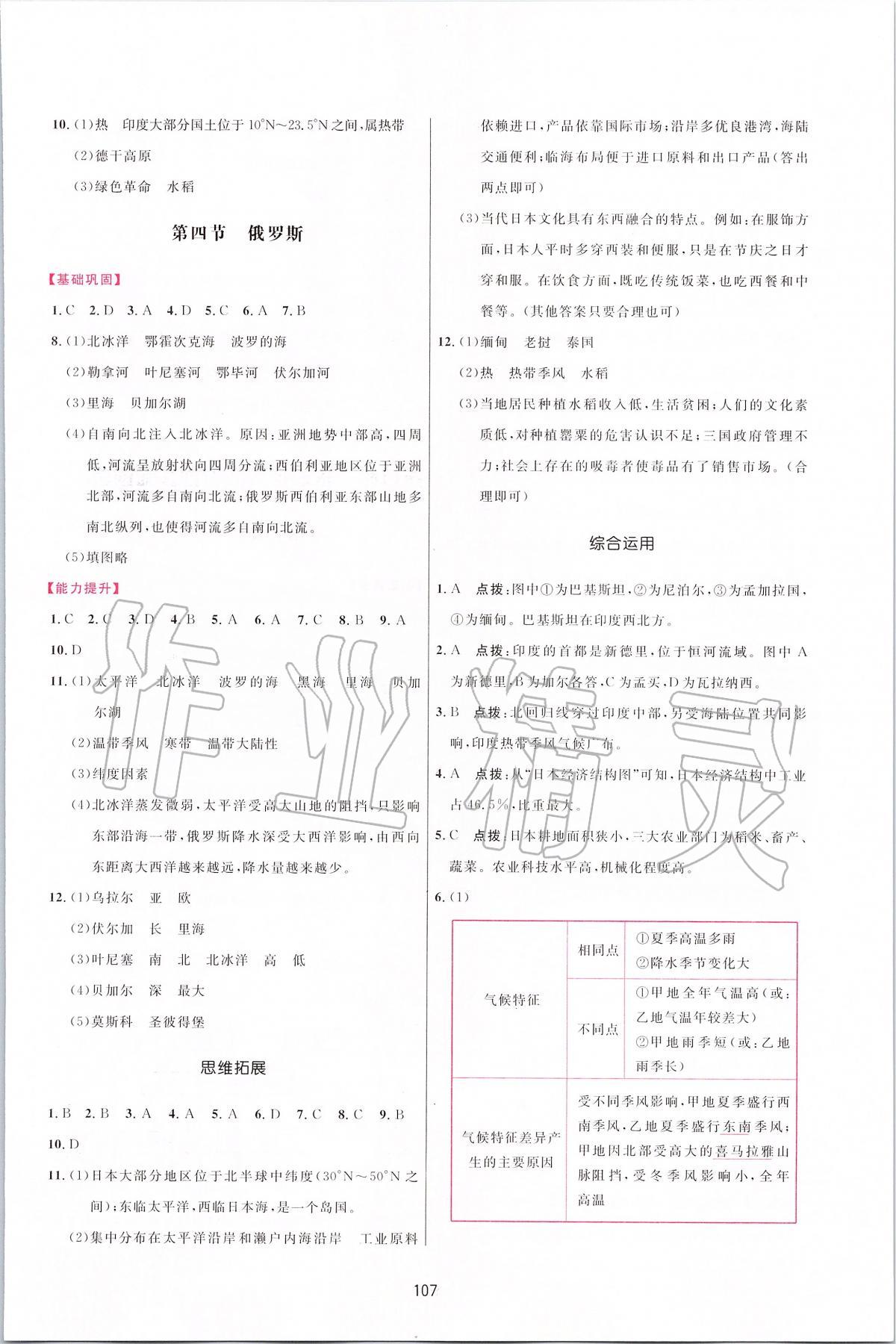 2020年三維數(shù)字課堂七年級地理下冊人教版 第5頁