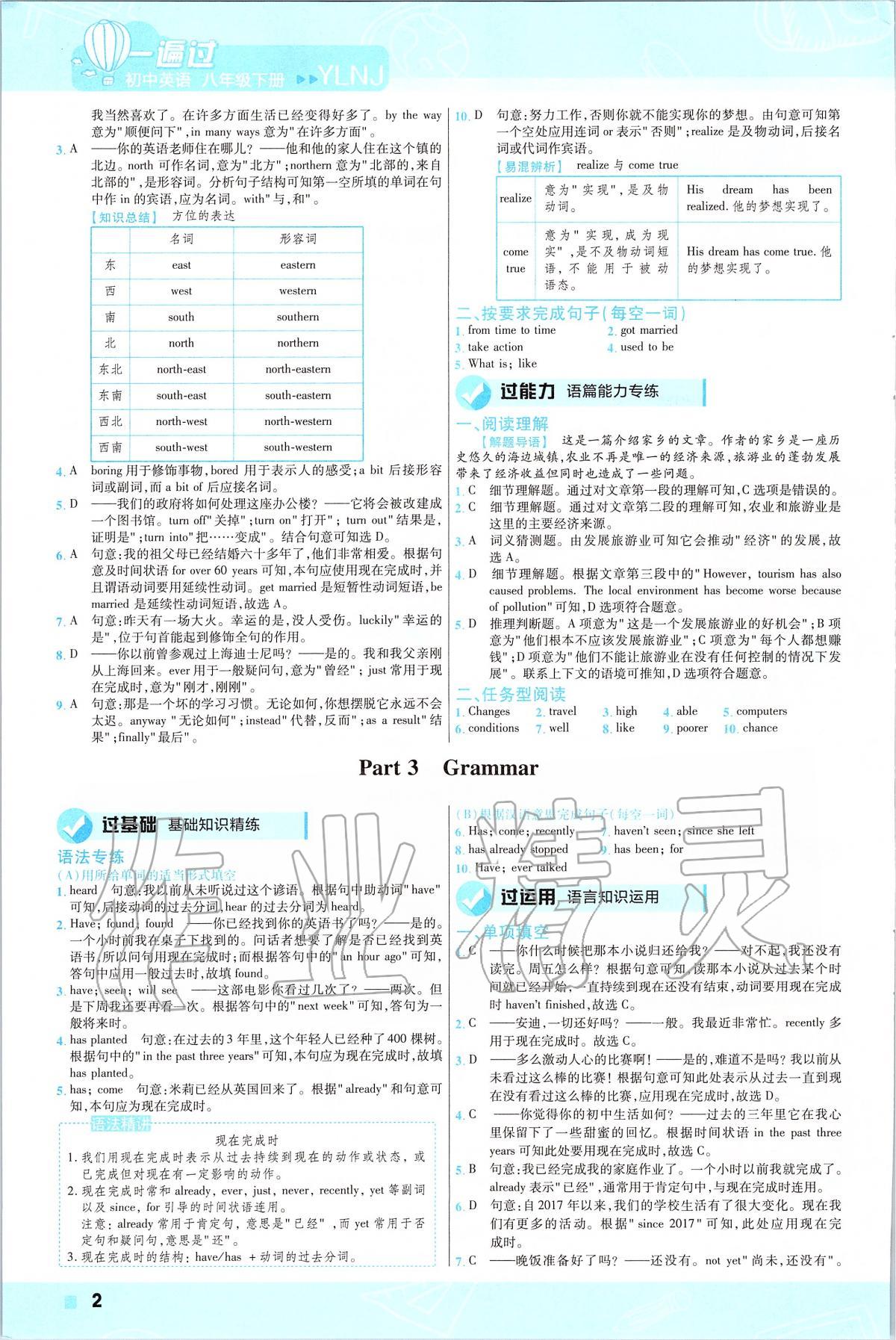 2020年一遍過初中英語八年級下冊譯林牛津版 第2頁