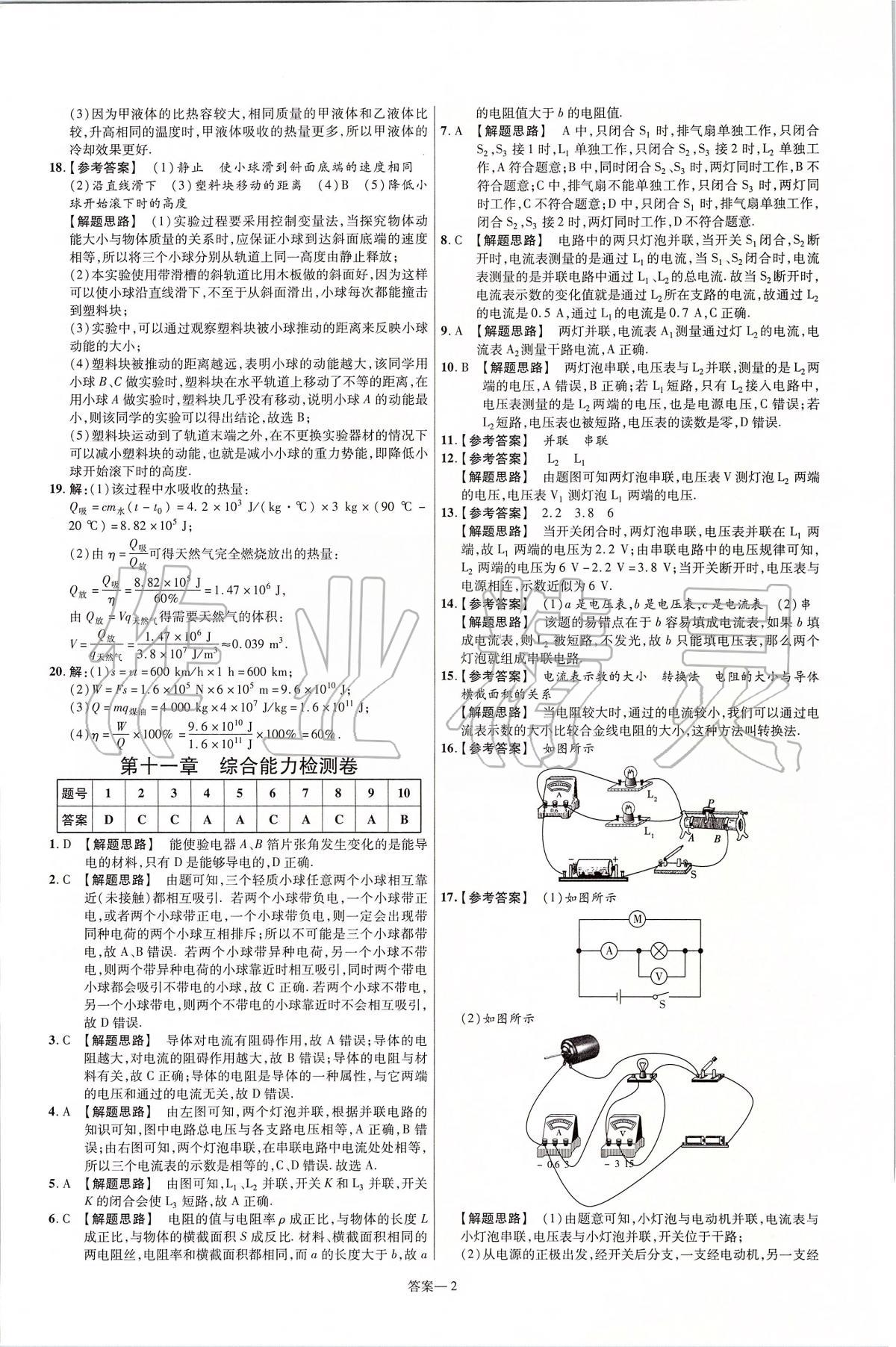 2019年一遍過(guò)初中物理九年級(jí)下冊(cè)北師大版 第66頁(yè)