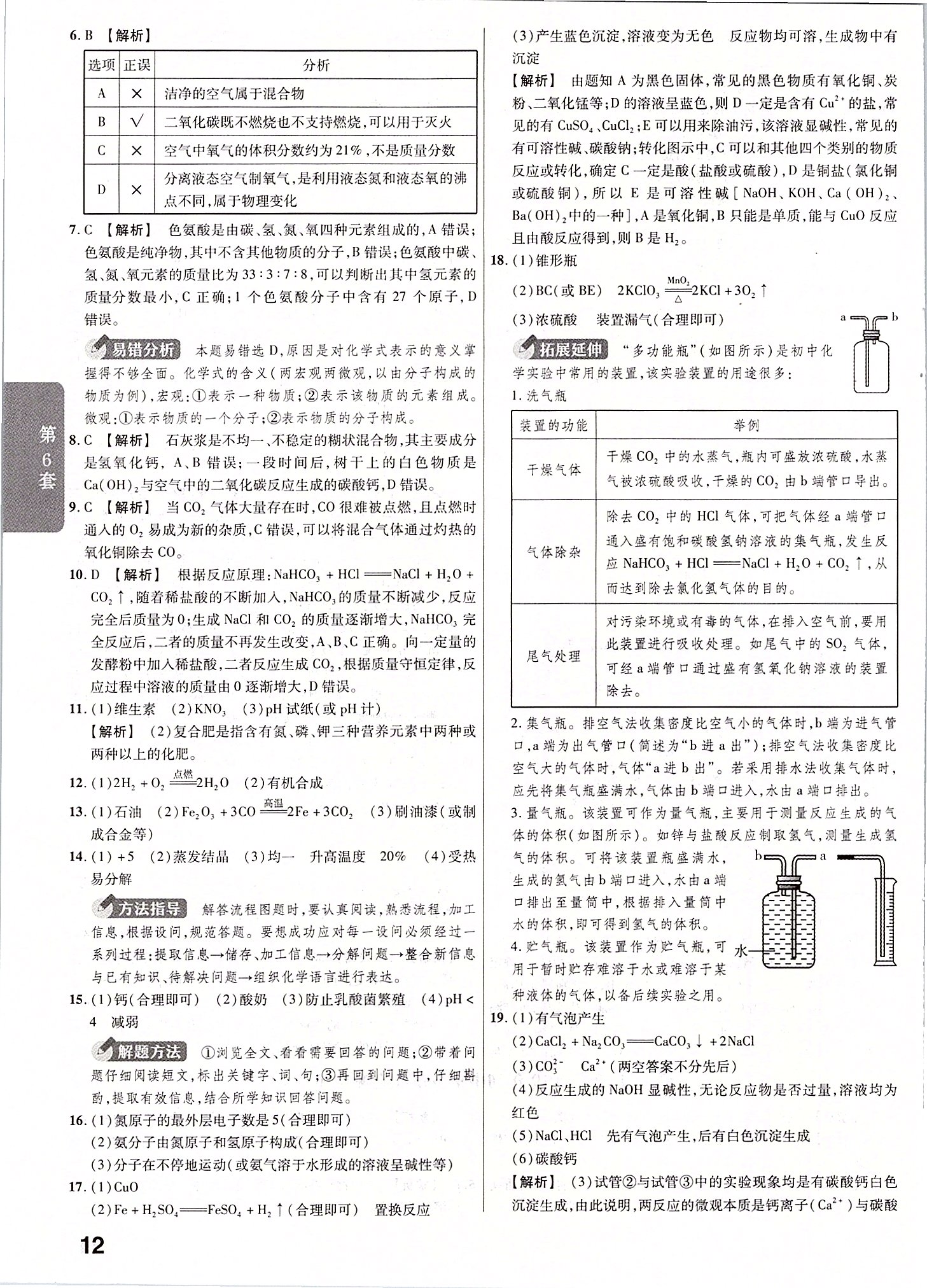 2020年金考卷山西中考45套匯編化學(xué) 第12頁