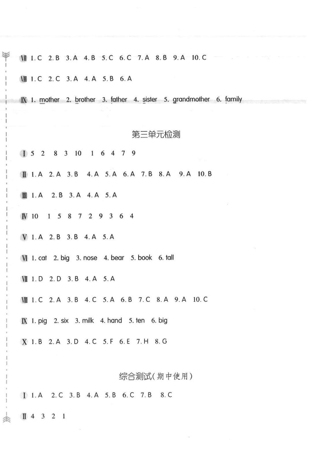 2020年新編基礎訓練三年級英語下冊人教版 第10頁