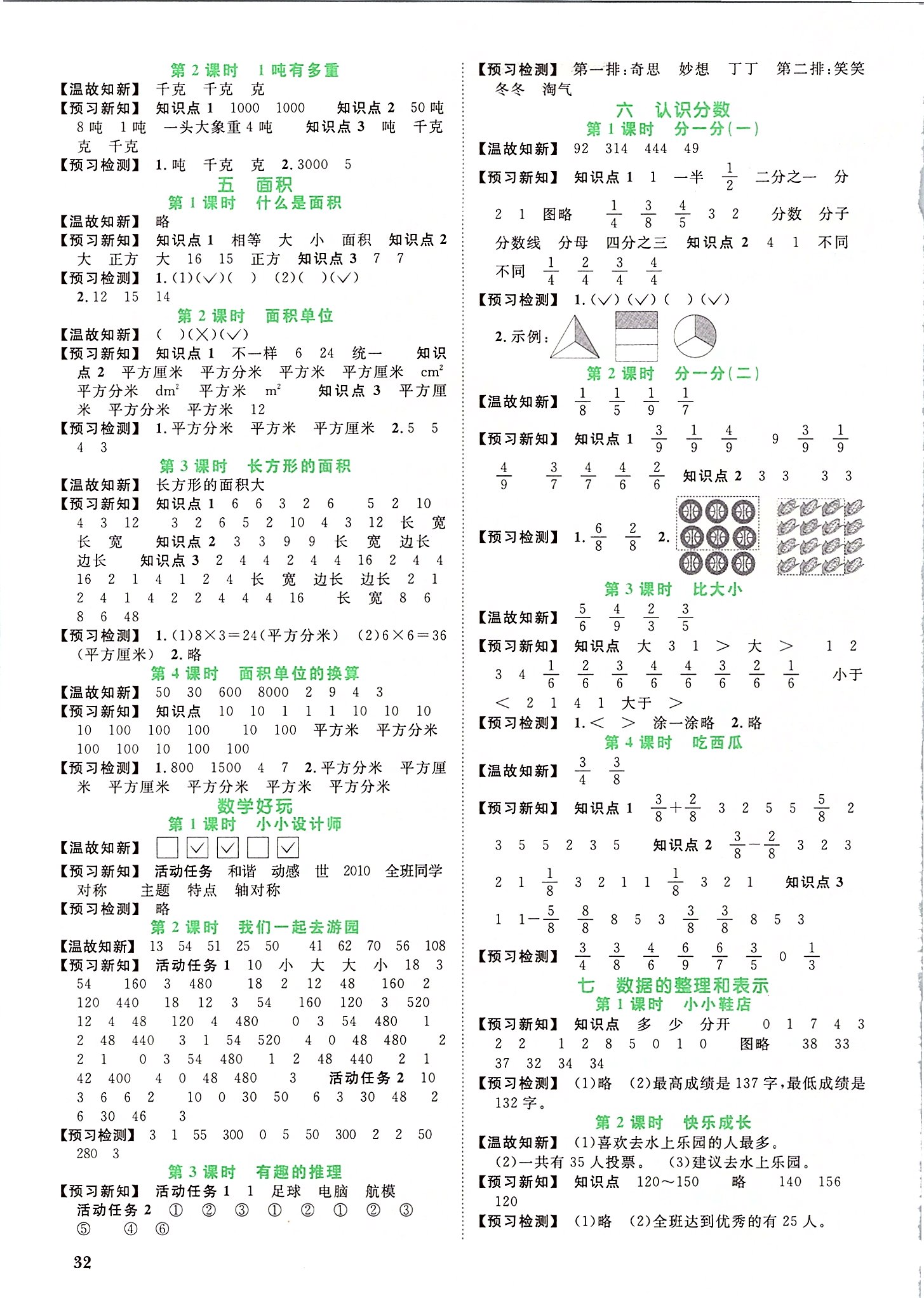 2020年陽(yáng)光同學(xué)課時(shí)優(yōu)化作業(yè)三年級(jí)數(shù)學(xué)下冊(cè)北師大版 第2頁(yè)