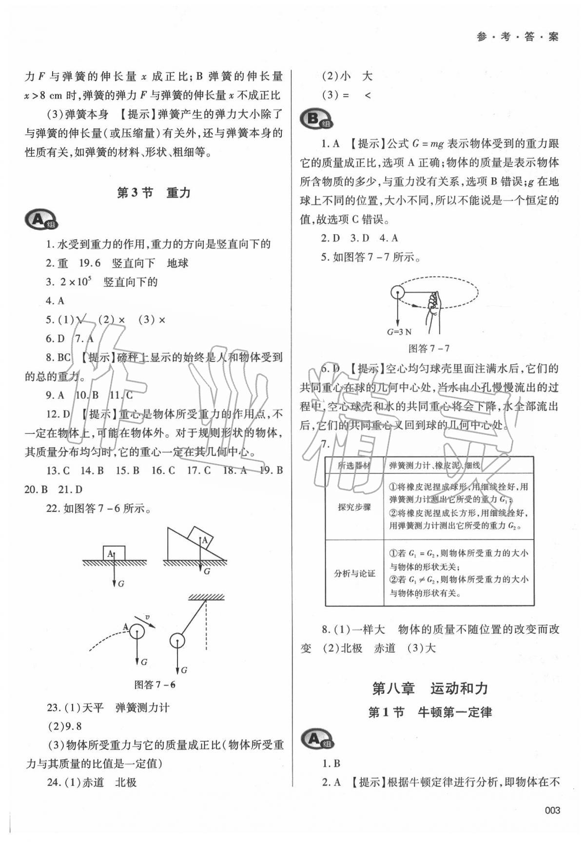 2020年學(xué)習質(zhì)量監(jiān)測八年級物理下冊人教版 第3頁