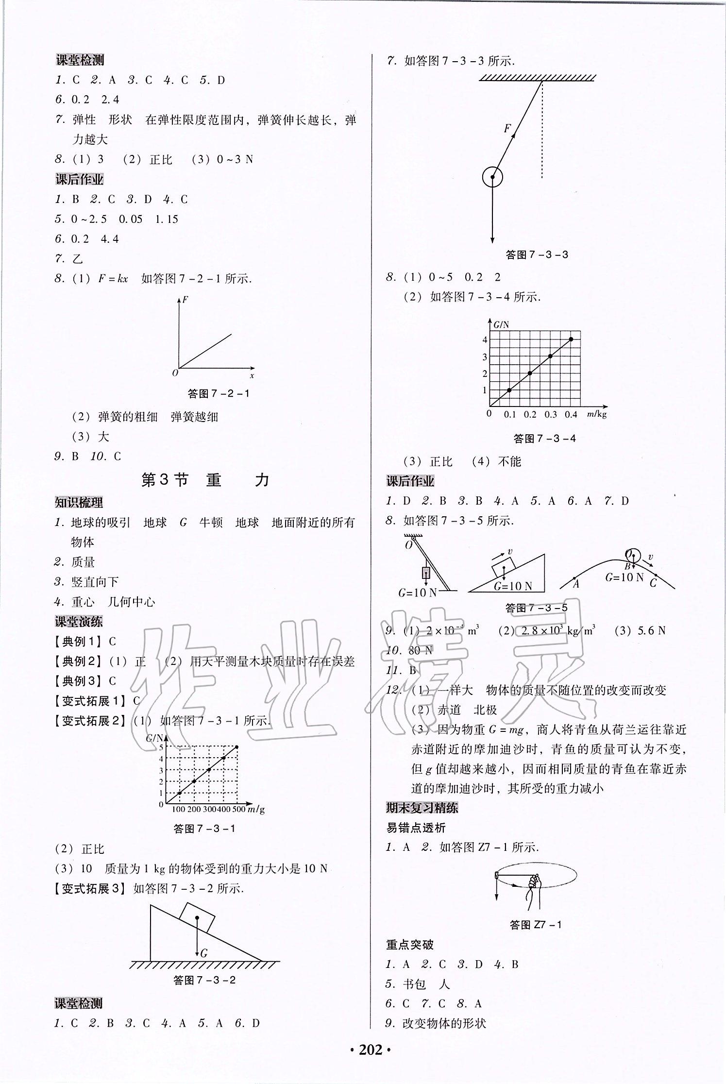 2020年百年學(xué)典廣東學(xué)導(dǎo)練八年級物理下冊人教版 第2頁