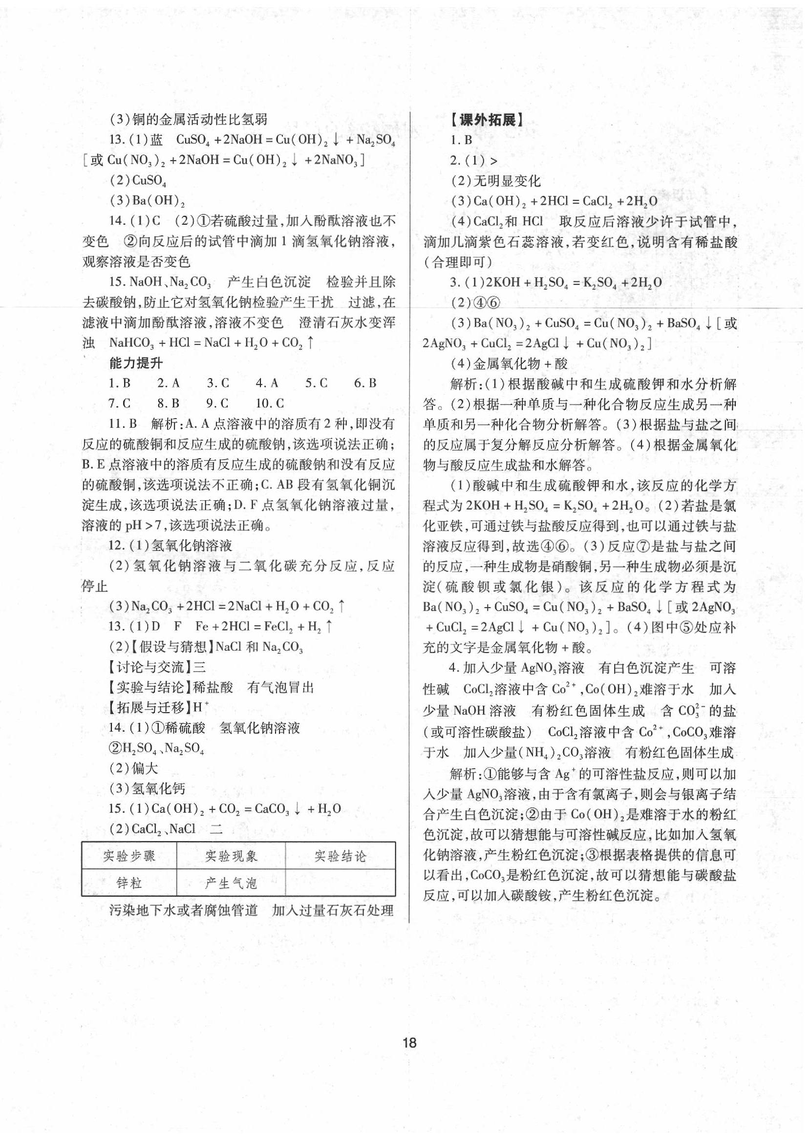 2020年山西省中考指导化学 第18页