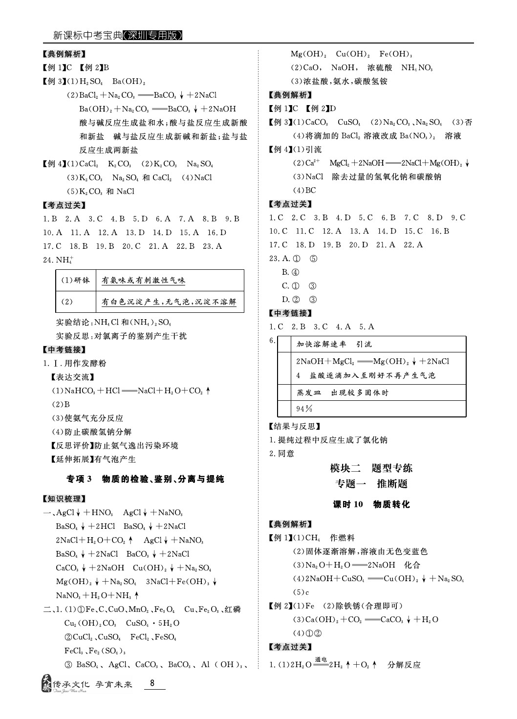 2020年新課標中考寶典化學深圳專版 第8頁