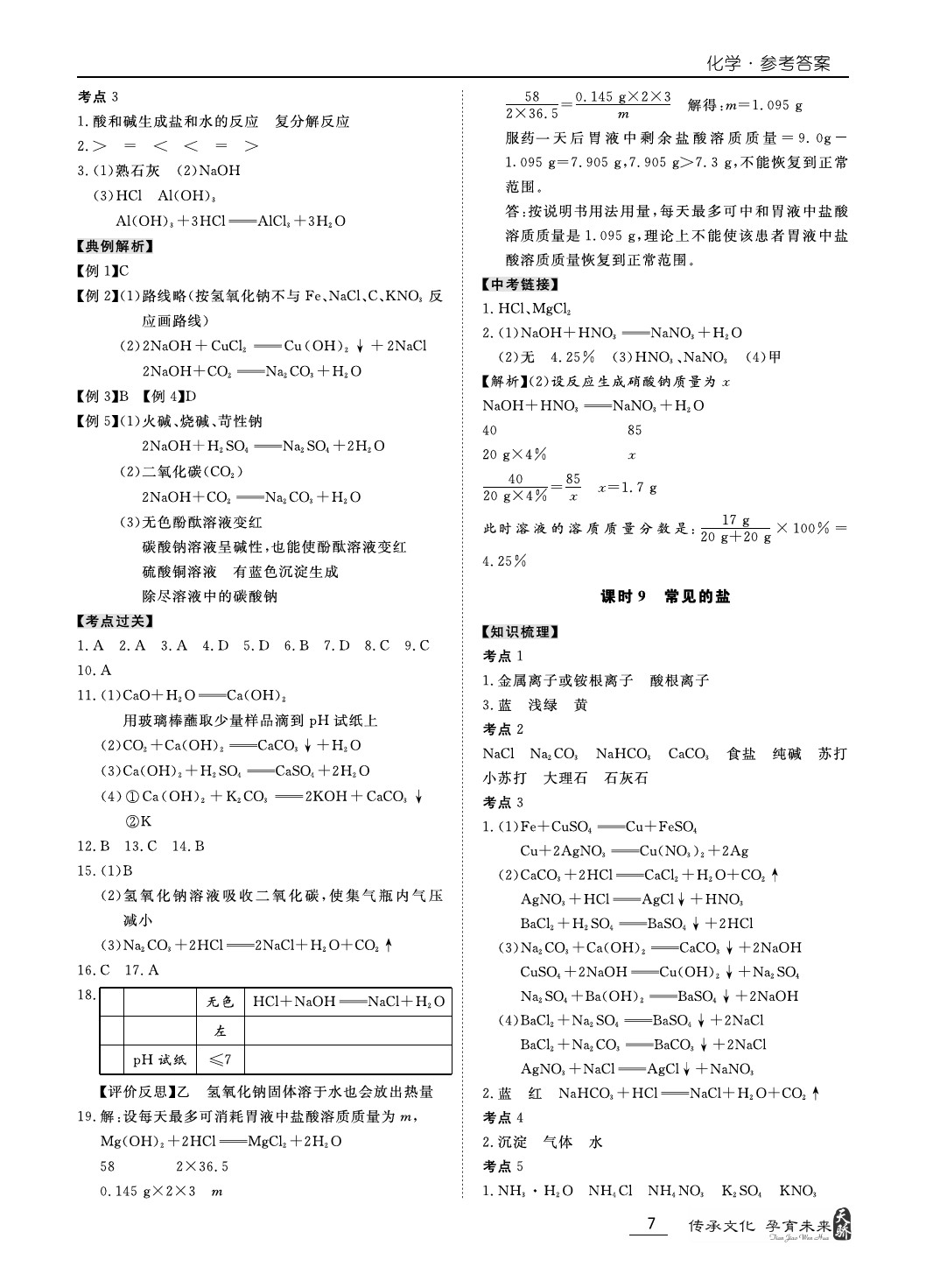 2020年新課標(biāo)中考寶典化學(xué)深圳專版 第7頁