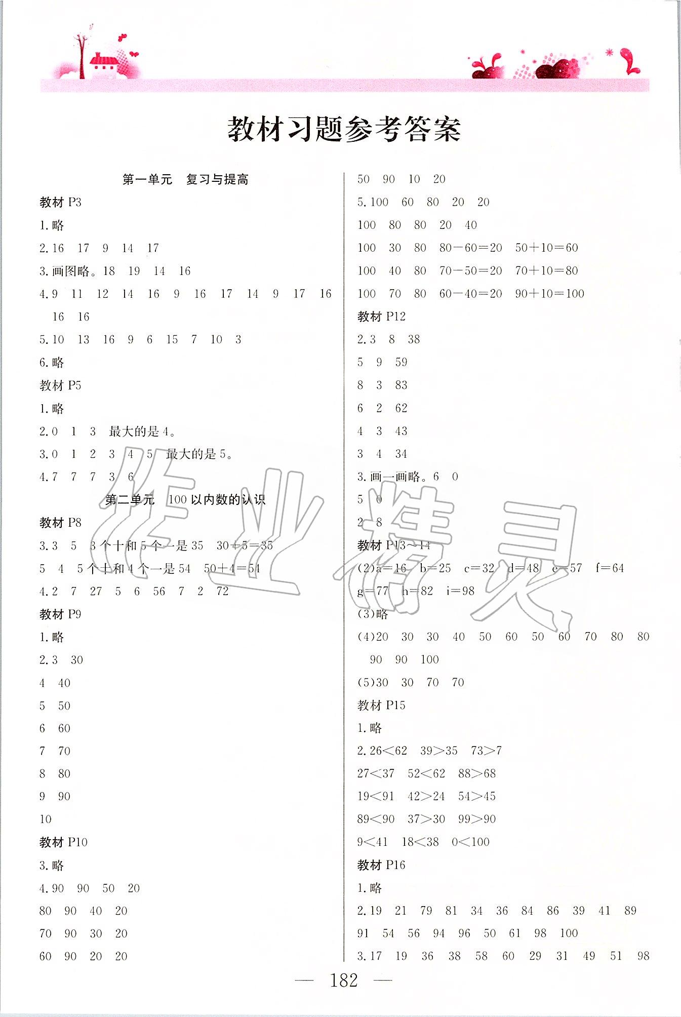 2020年課本一年級(jí)數(shù)學(xué)第二學(xué)期滬教版 第1頁(yè)