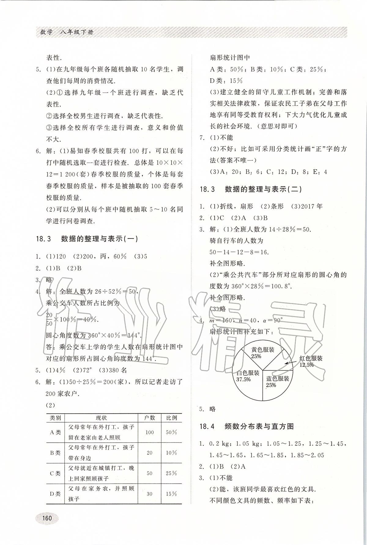 2020年同步練習冊八年級數(shù)學下冊冀教版河北教育出版社 第2頁