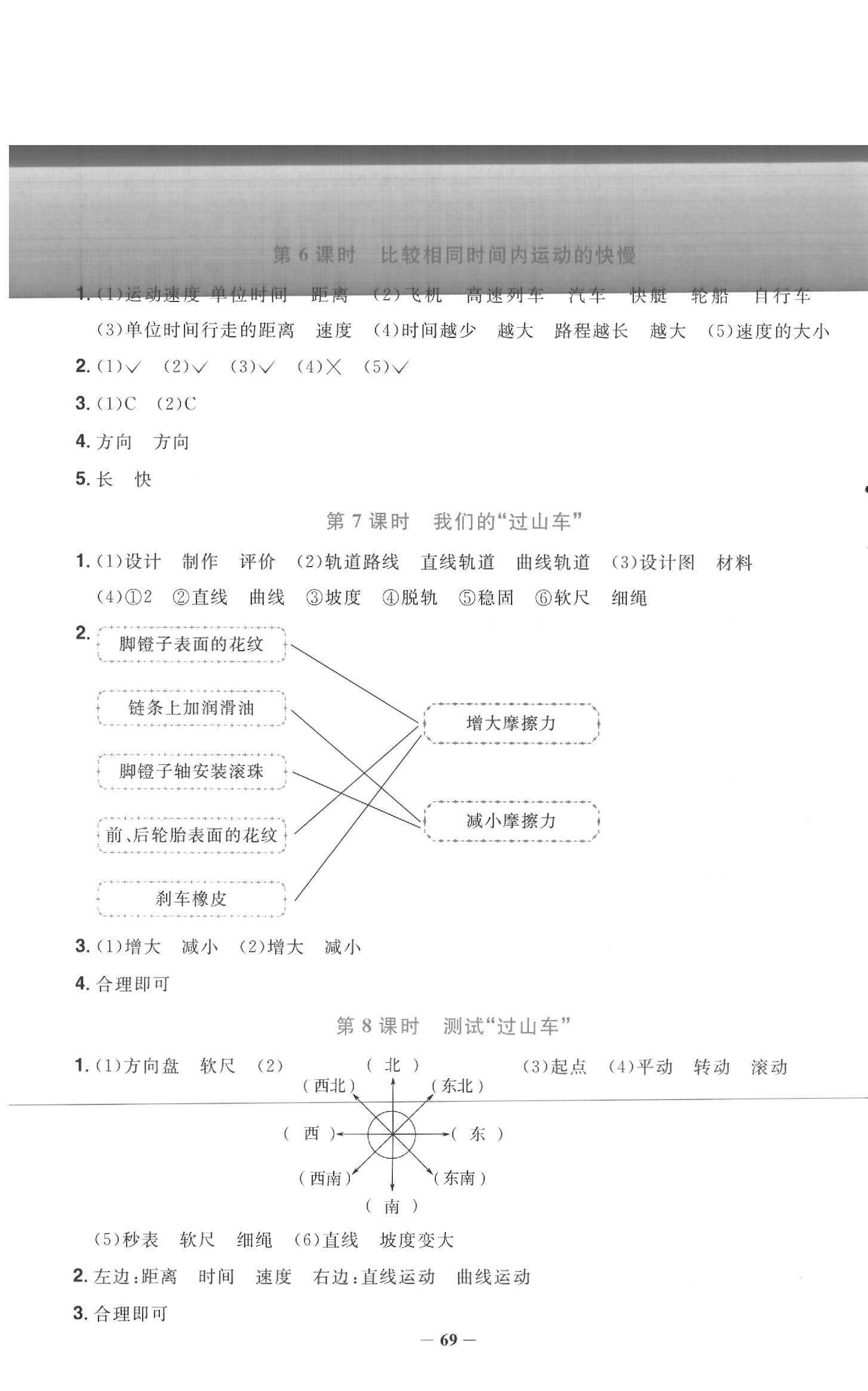 2020年阳光同学课时优化作业三年级科学下册教科版 第3页