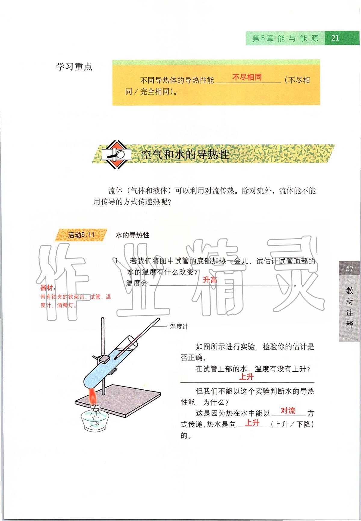 2020年課本六年級科學第二學期滬教版 第21頁