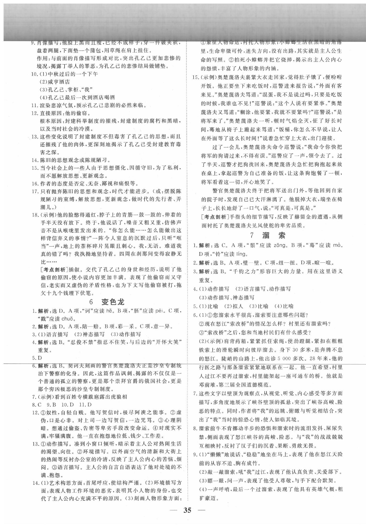 2020年新坐标同步练习九年级语文下册人教版 第3页