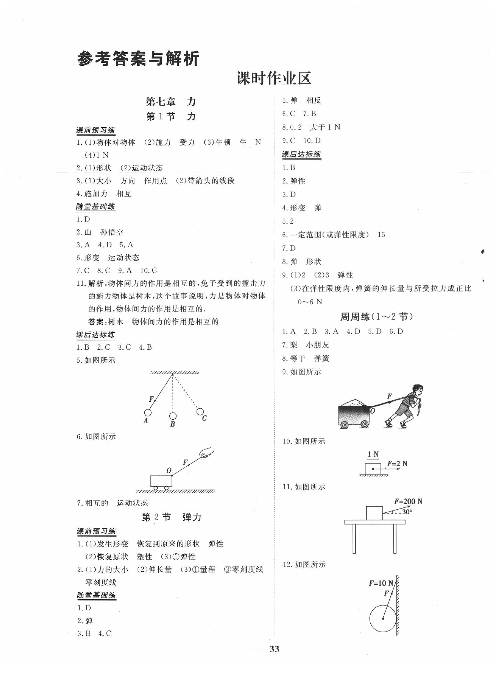 2020年新坐標(biāo)同步練習(xí)八年級(jí)物理下冊(cè)人教版 第1頁(yè)