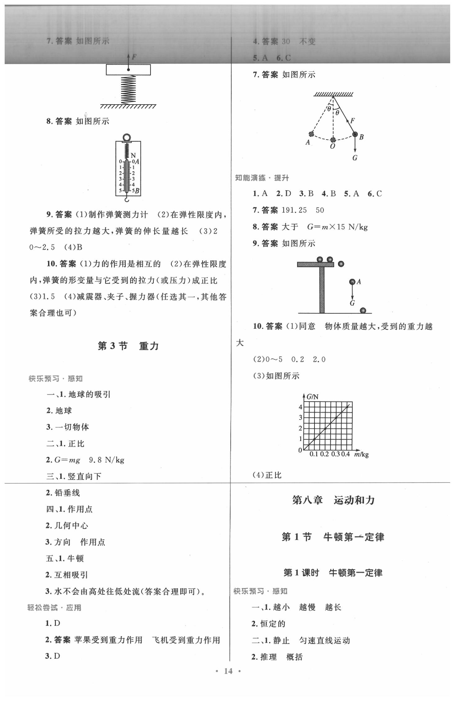 2020年同步测控优化设计八年级物理下册人教版福建专版 第2页