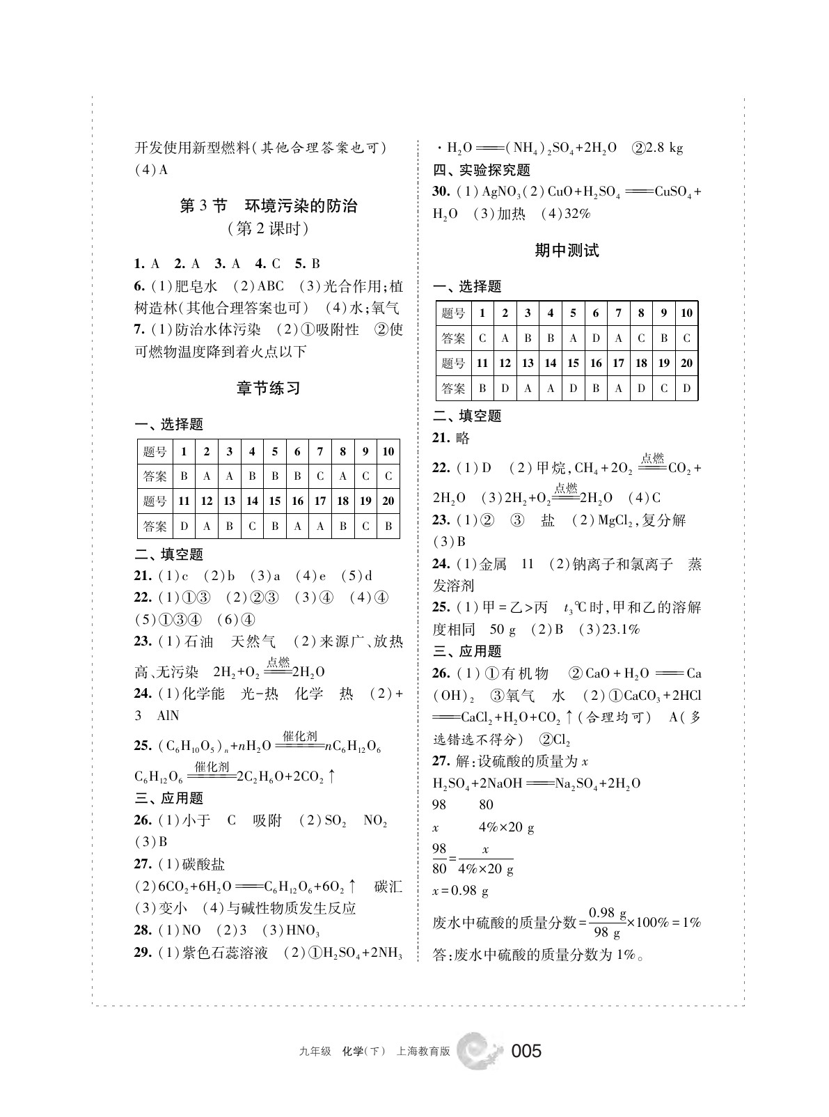 2020年學(xué)習(xí)之友九年級化學(xué)下冊滬教版 第6頁