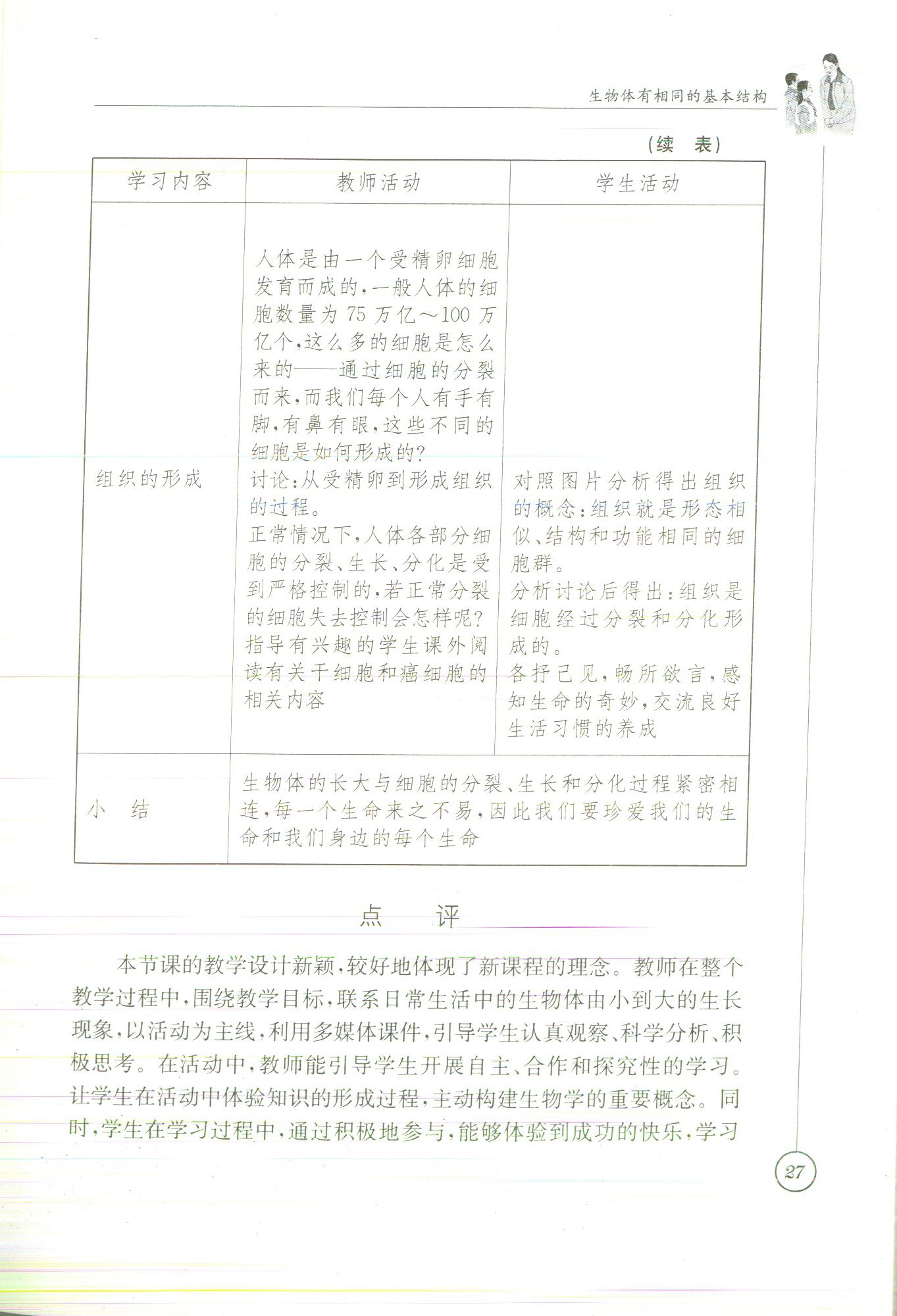 2020年課本七年級生物蘇科版 參考答案第29頁