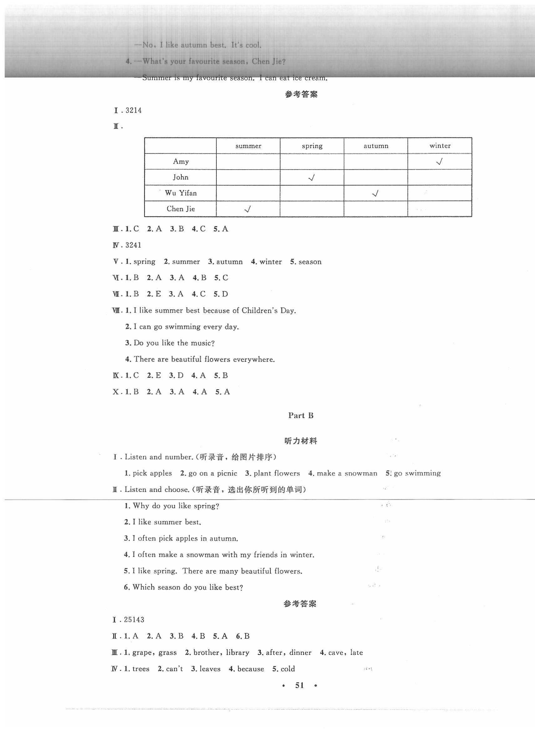 2020年小学同步测控优化设计五年级英语下册人教PEP版增强版 第3页