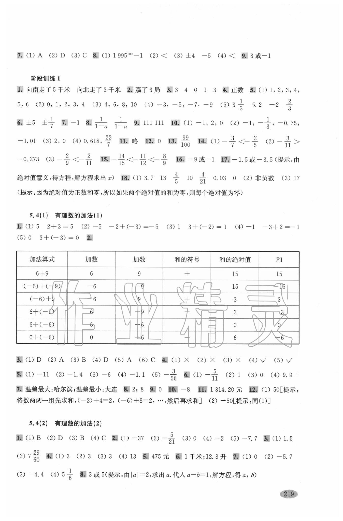 2020年新思路辅导与训练六年级数学第二学期沪教版 第2页