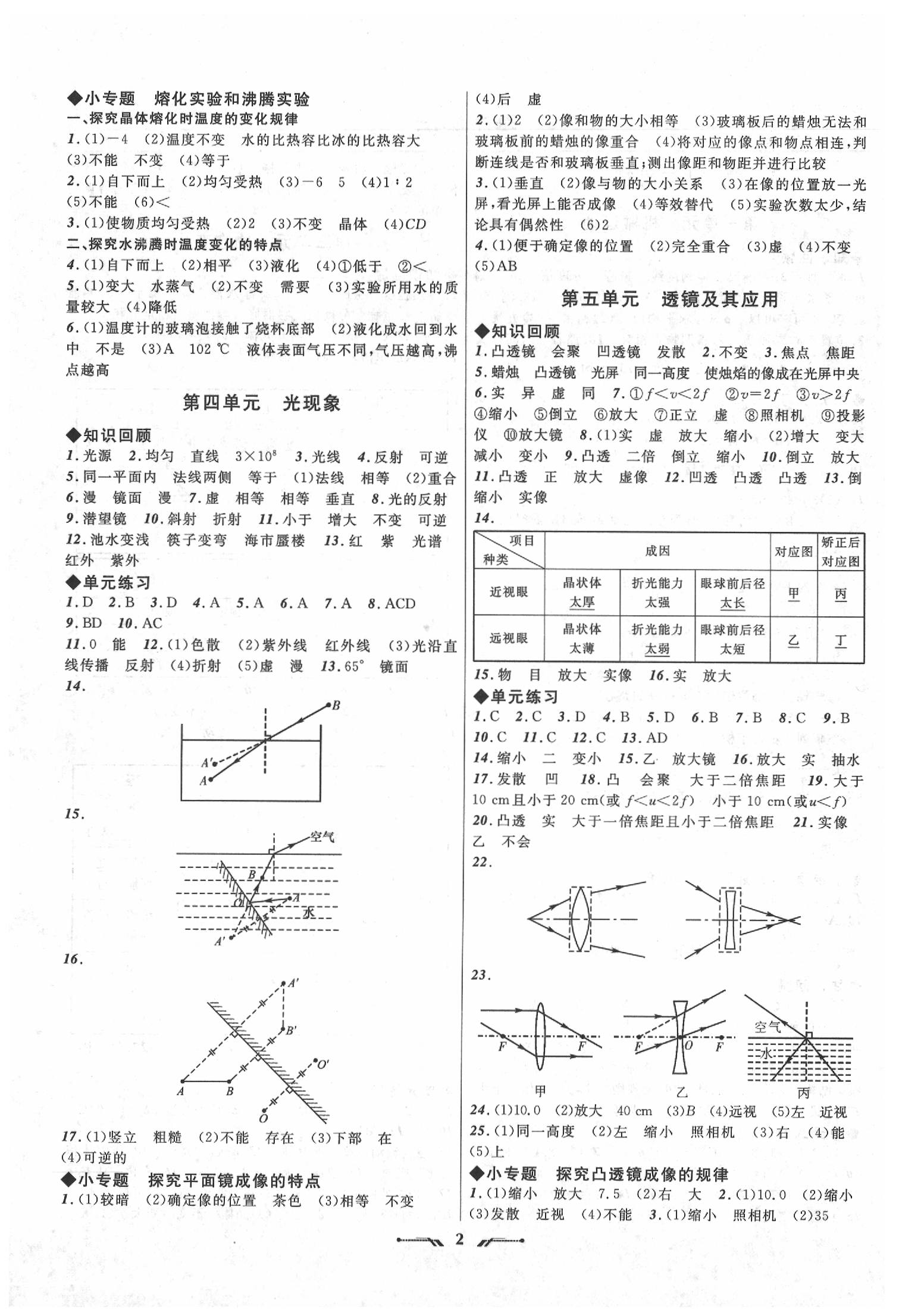 2020年中考全程復習訓練物理 第2頁