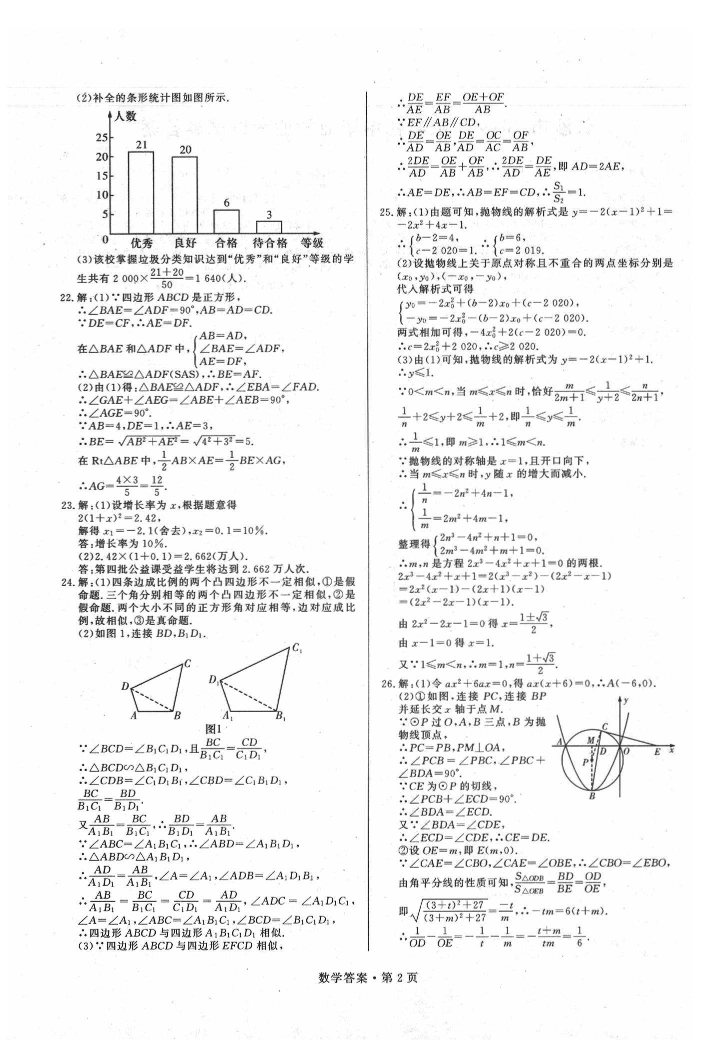 2020年湖南中考必备数学 第2页