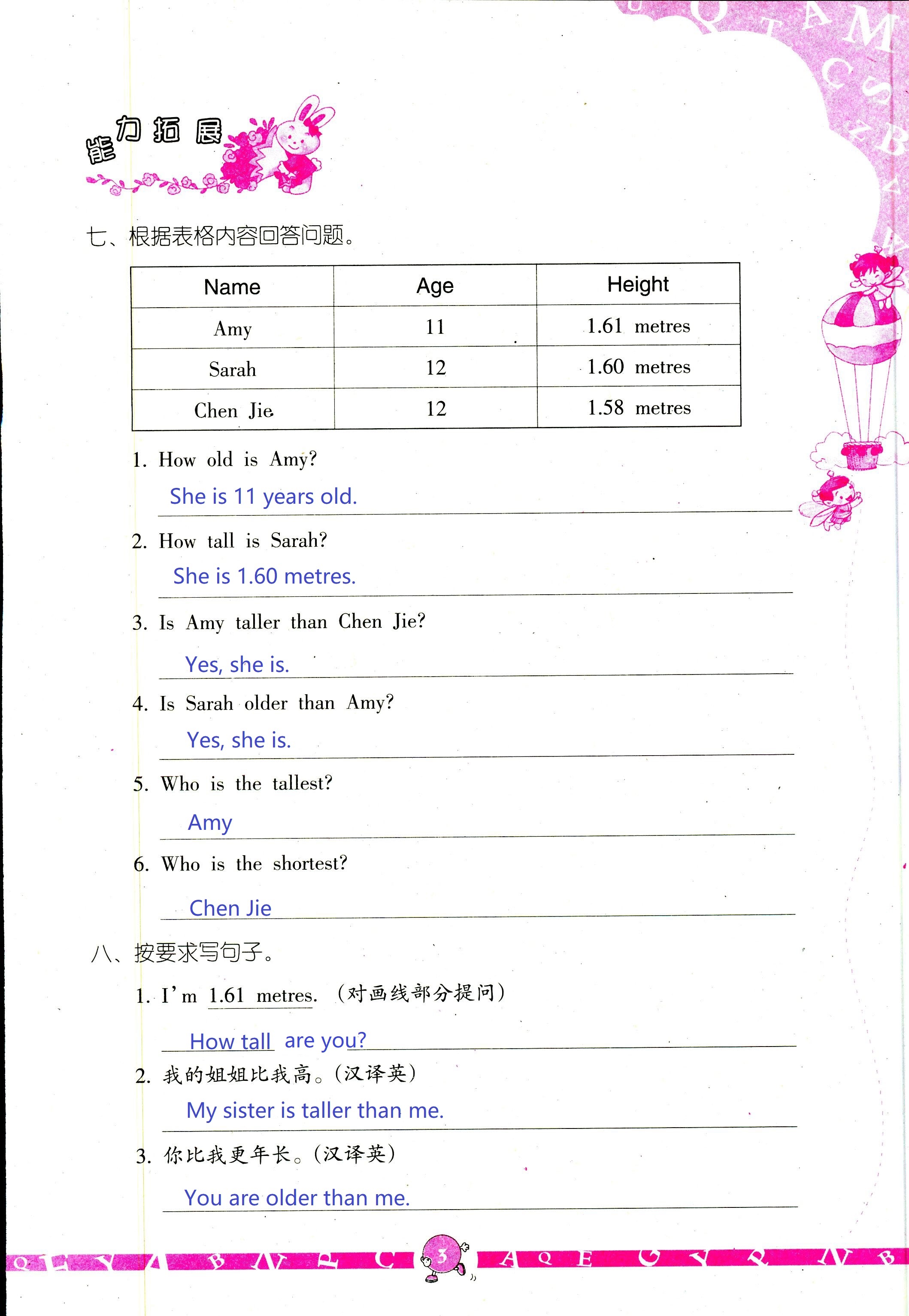 2020年英語(yǔ)學(xué)習(xí)與鞏固六年級(jí)下冊(cè)人教版三起 第3頁(yè)