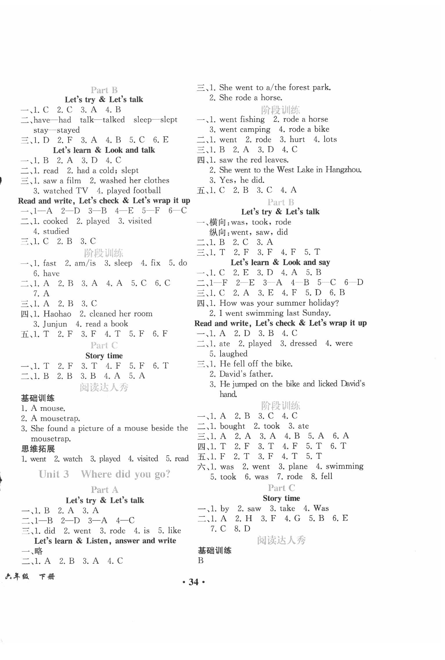 2020年勝券在握同步解析與測(cè)評(píng)六年級(jí)英語(yǔ)下冊(cè)人教PEP版重慶專(zhuān)版 第2頁(yè)