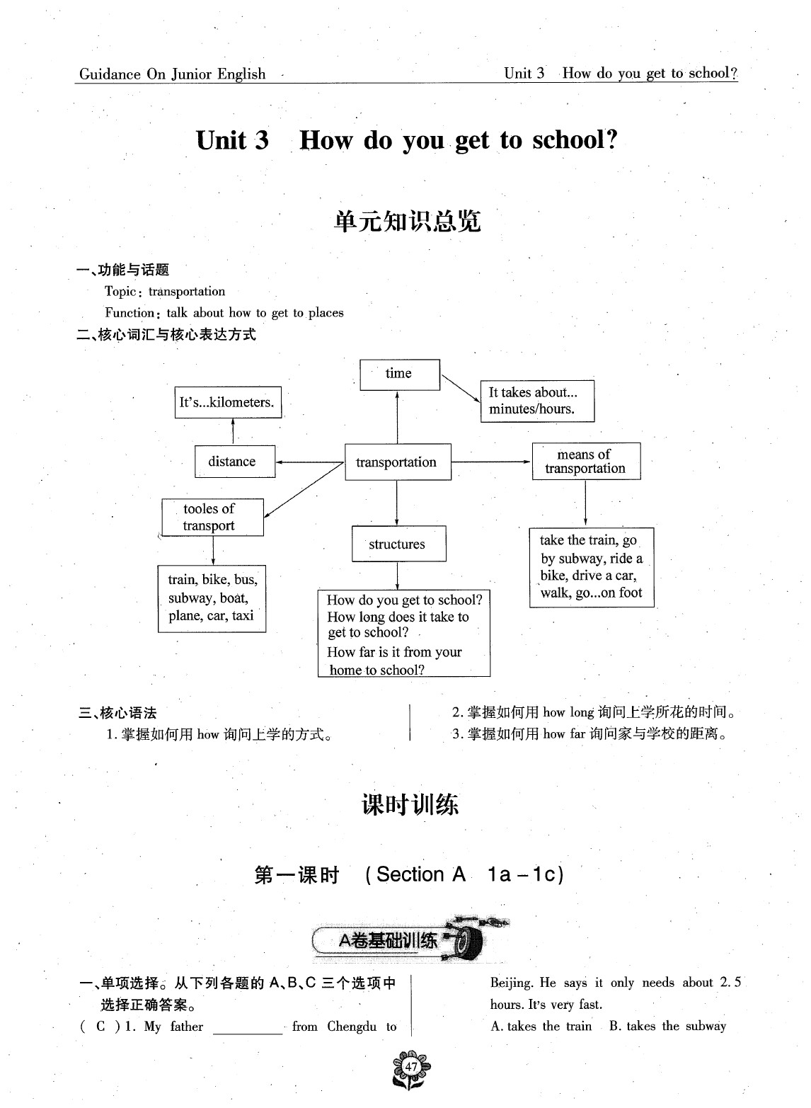 2020年英語風向標七年級下冊人教版 參考答案第49頁