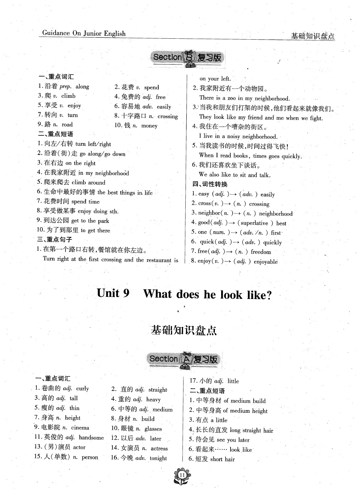 2020年英語風向標七年級下冊人教版 參考答案第13頁