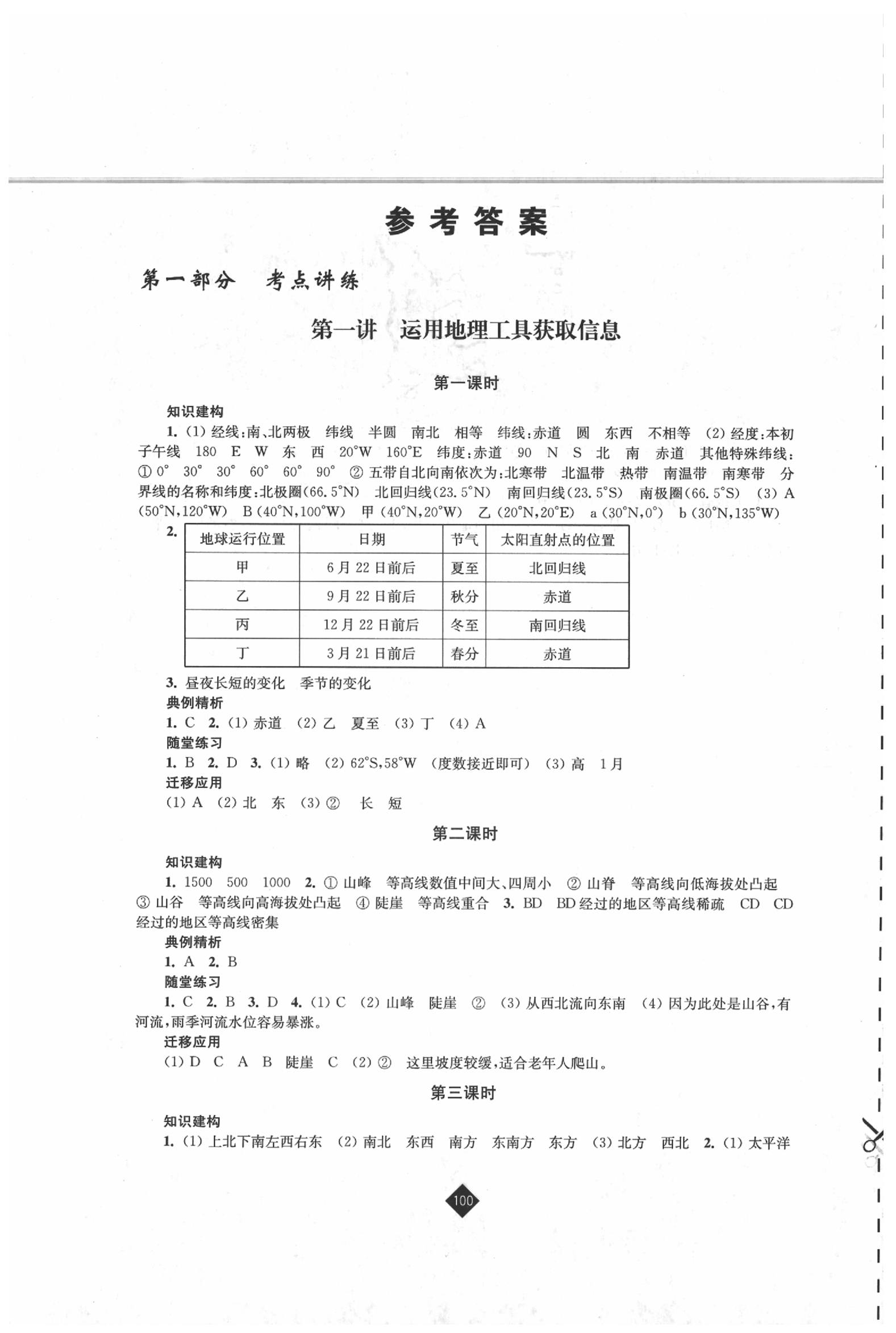 2020年中考复习指南地理 第1页