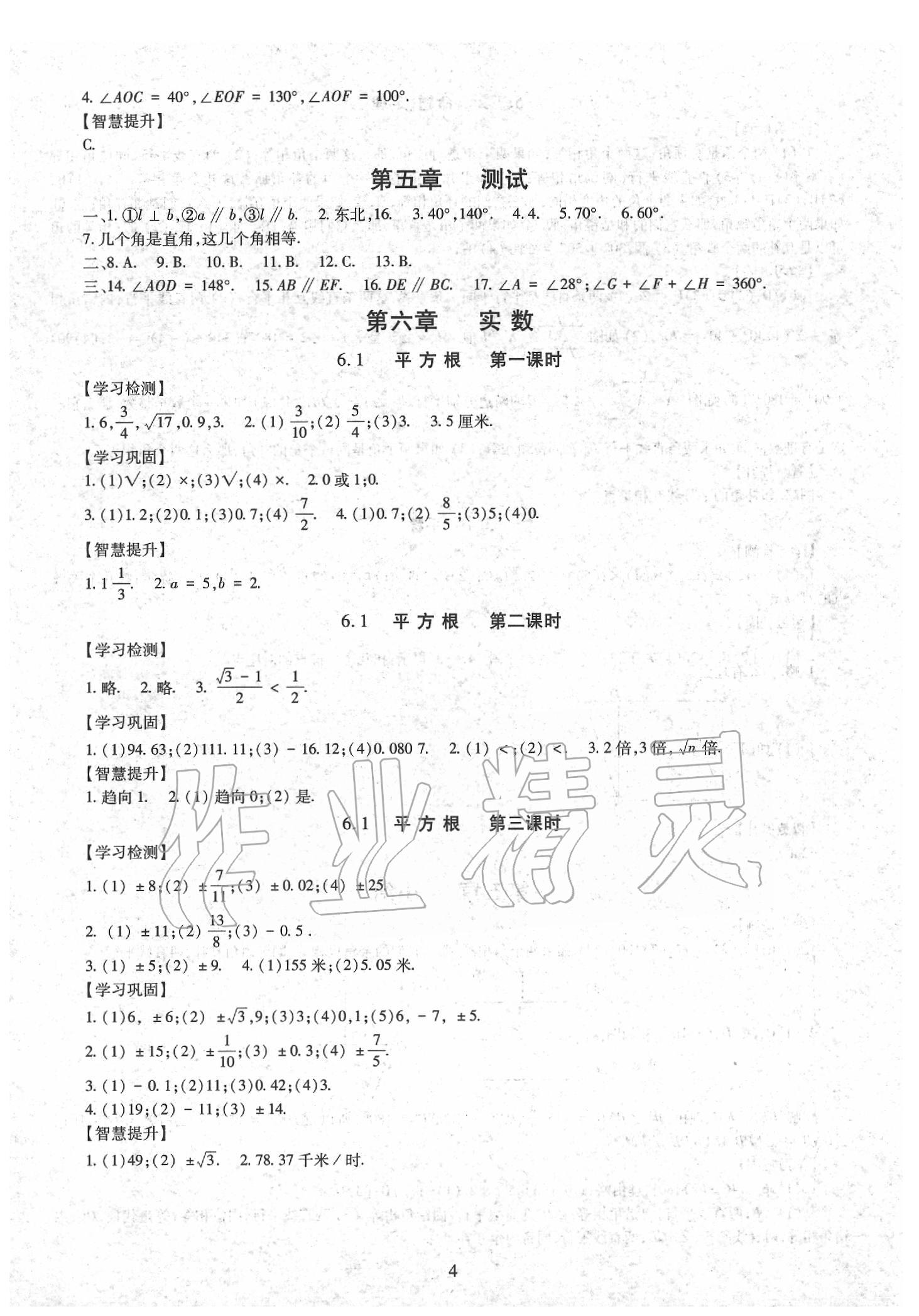 2020年同步學習七年級數(shù)學下冊人教版 第4頁