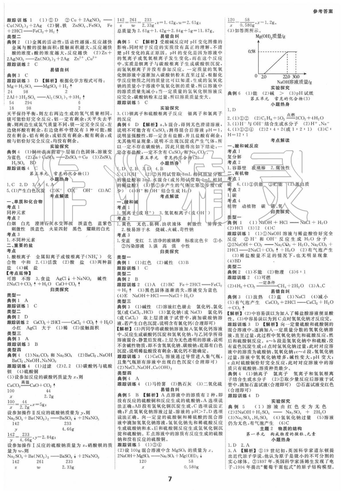 2020全效学习中考学练测科学考点版 第7页