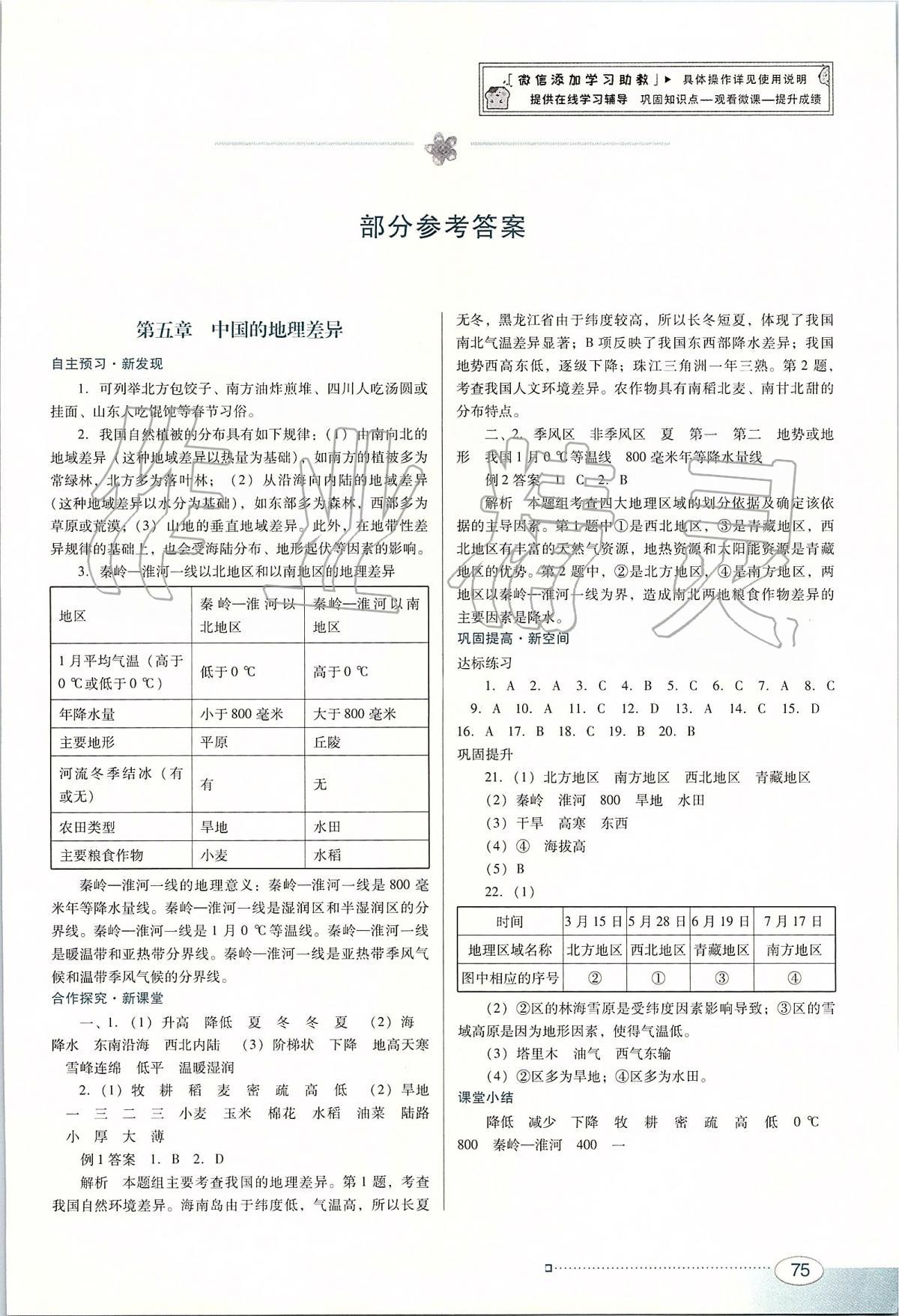 2020年南方新课堂金牌学案八年级地理下册人教版 第1页