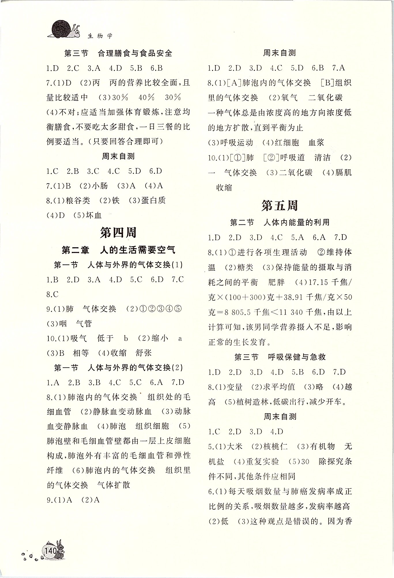 2020年新課程助學(xué)叢書七年級(jí)生物下冊(cè)濟(jì)南版 第2頁