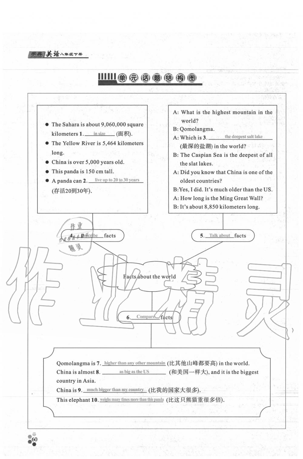 2020年學典八年級英語下冊人教版 參考答案第59頁