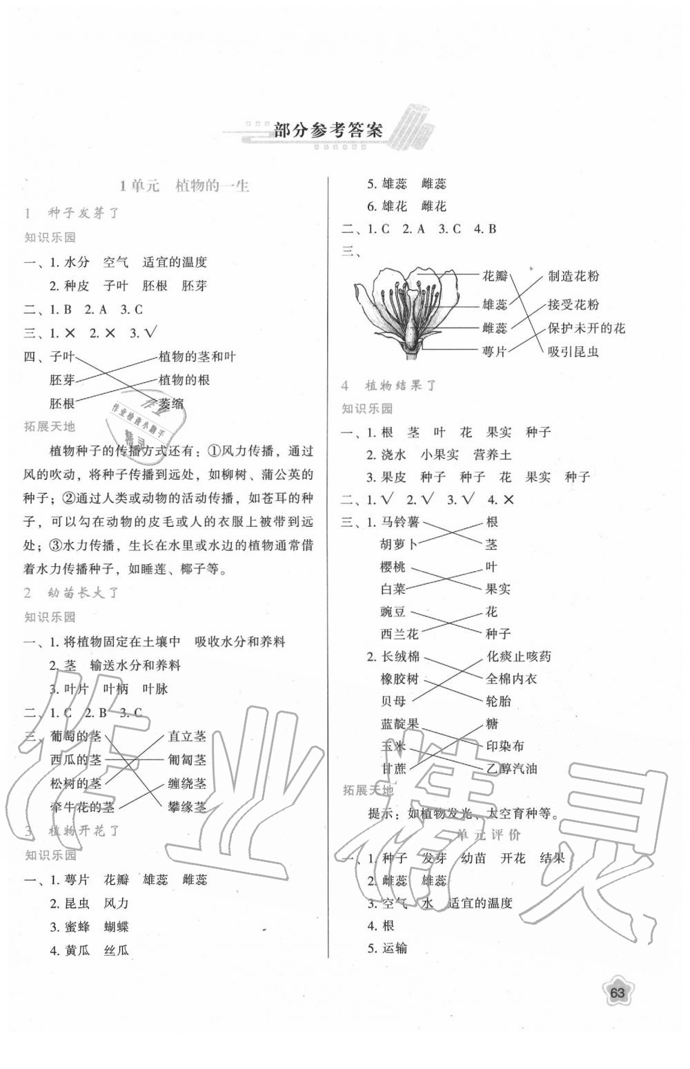 2020新課程學習與評價三年級下冊科學蘇教版B版 第1頁