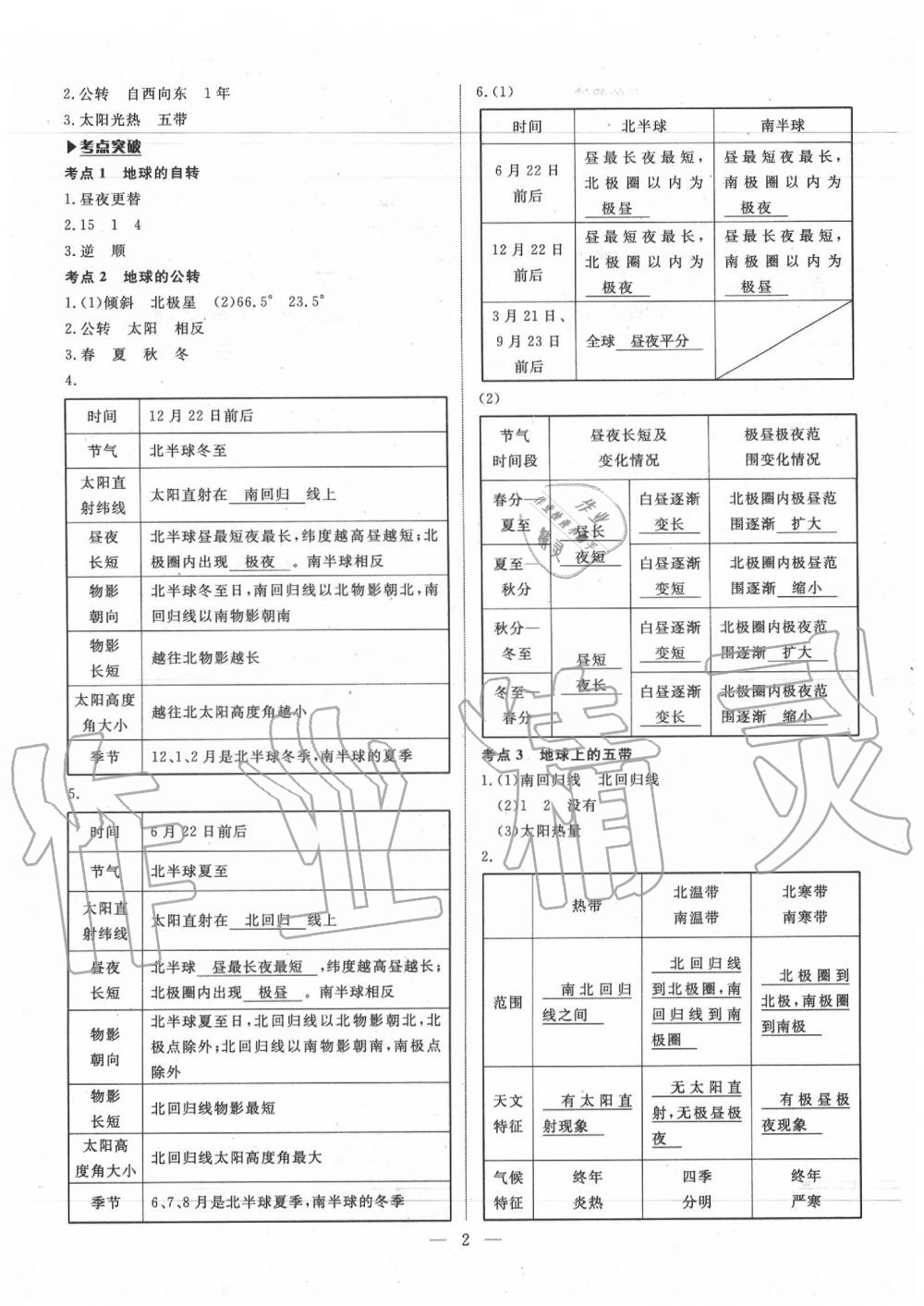 2020年湘岳中考地理邵陽專版 第2頁