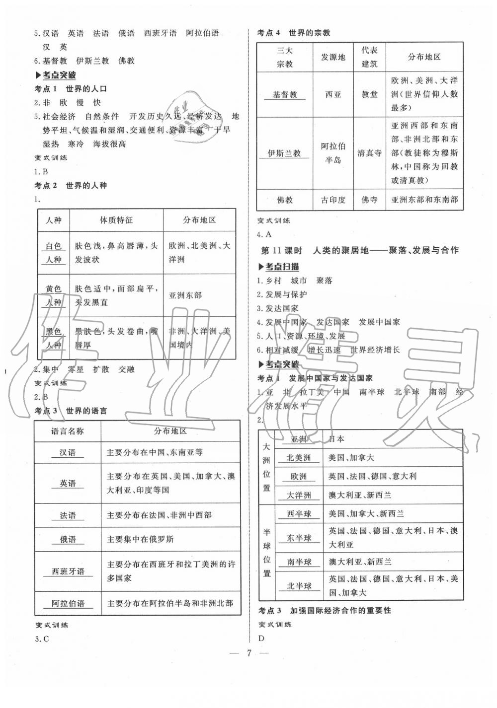 2020年湘岳中考地理邵陽(yáng)專版 第7頁(yè)