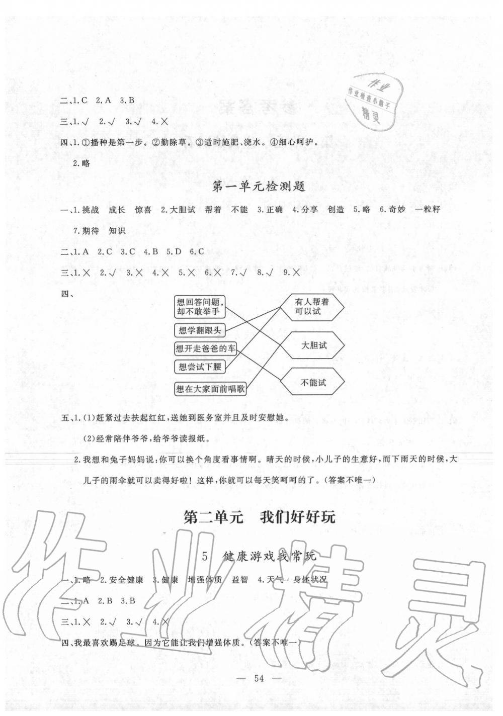 2020年同步練習(xí)冊(cè)二年級(jí)道德與法治下冊(cè)人教版山東科學(xué)技術(shù)出版社 第2頁