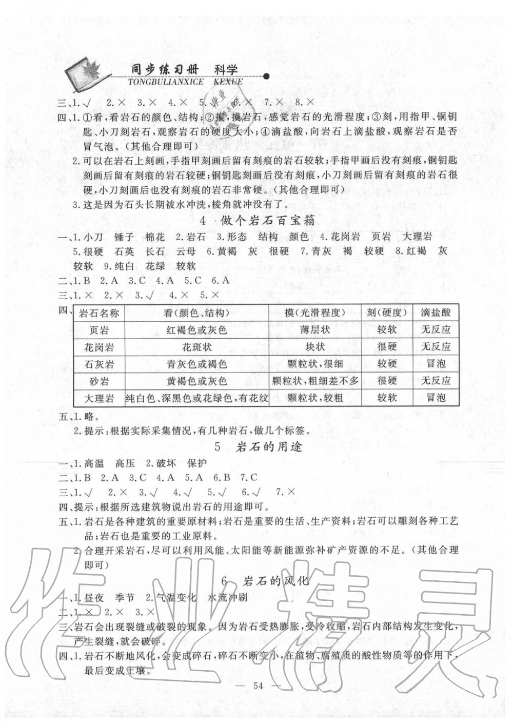 2020年同步練習(xí)冊四年級科學(xué)下冊青島版山東科學(xué)技術(shù)出版社 第2頁