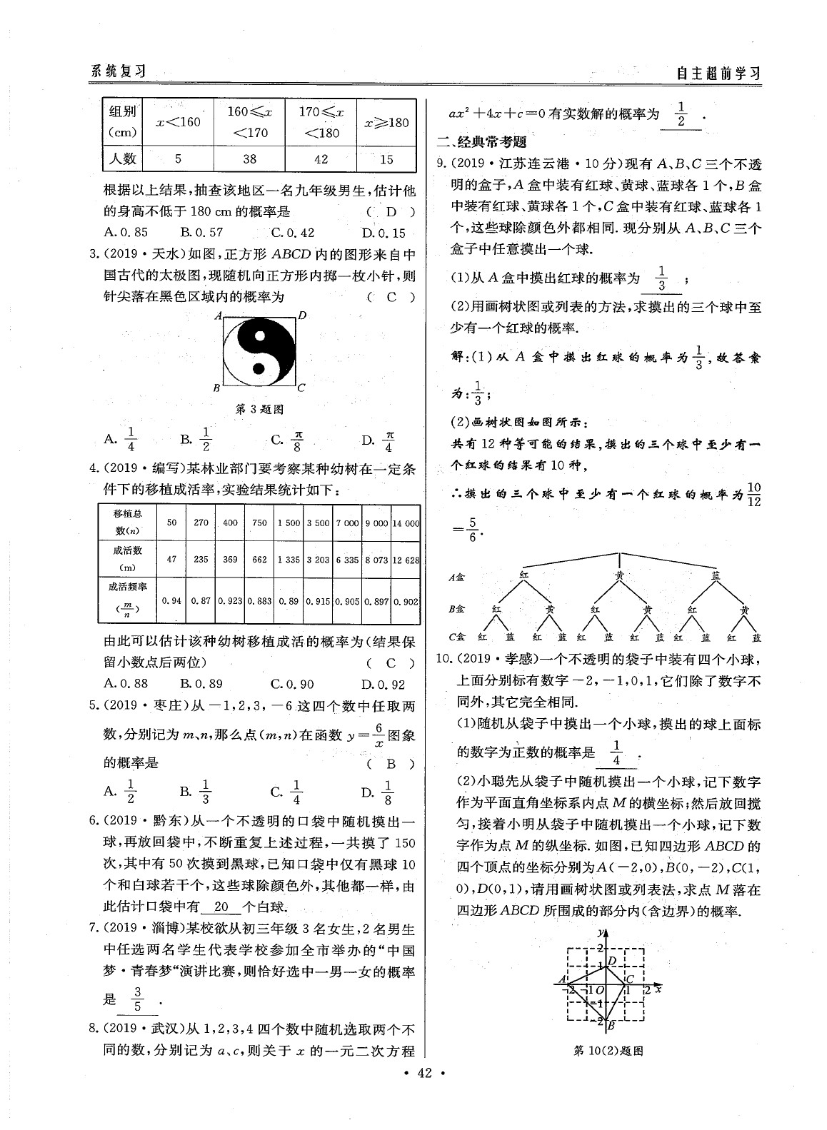 2020年最佳方案数学 参考答案第44页