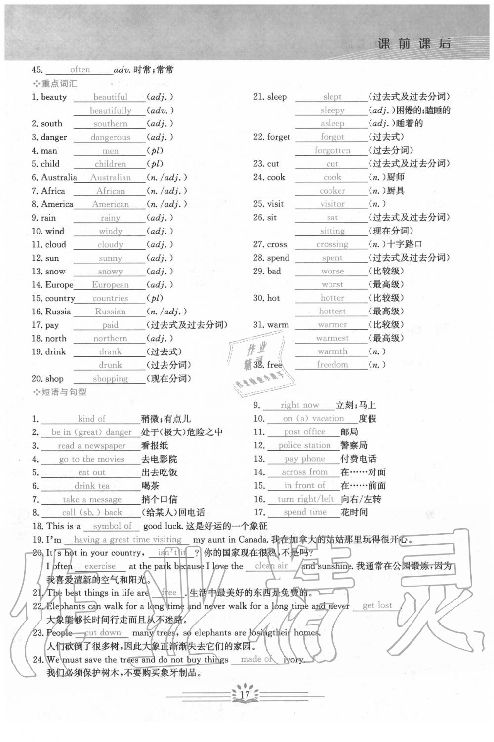 2020年思维新观察中考英语 第17页