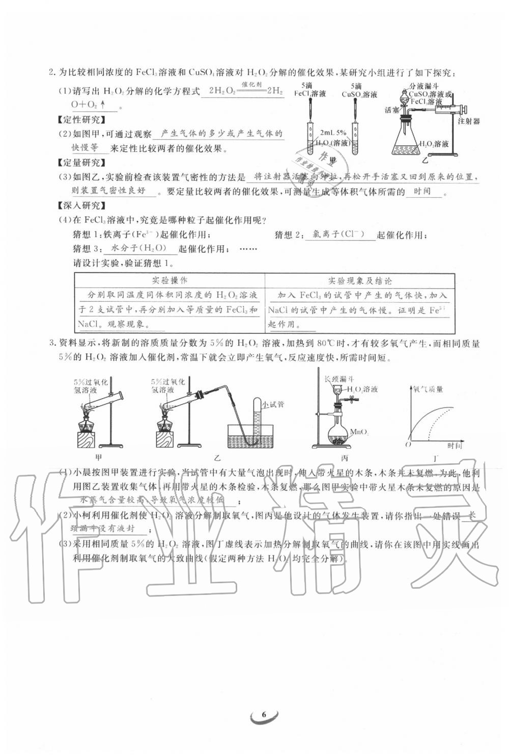 2020年思维新观察中考化学 第6页