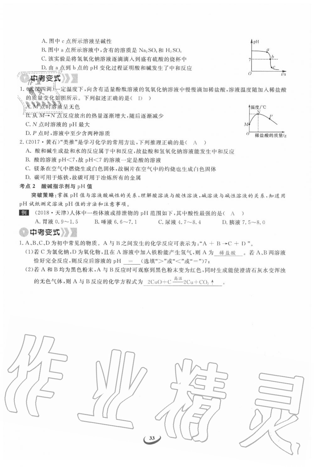 2020年思維新觀察中考化學(xué) 第33頁