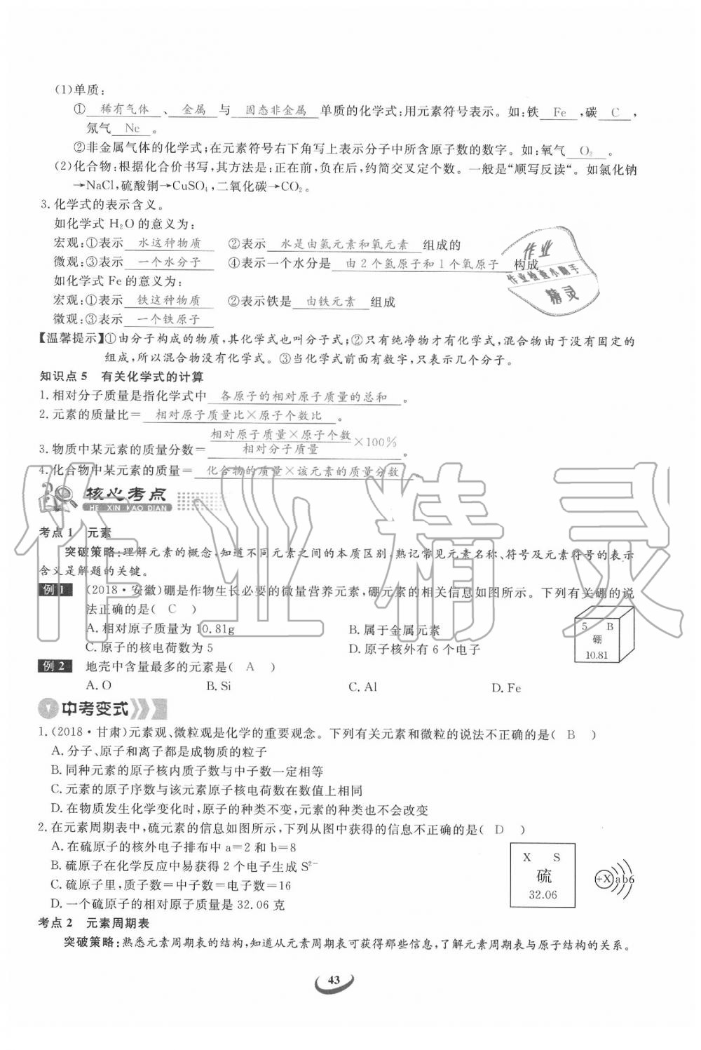 2020年思維新觀察中考化學(xué) 第43頁