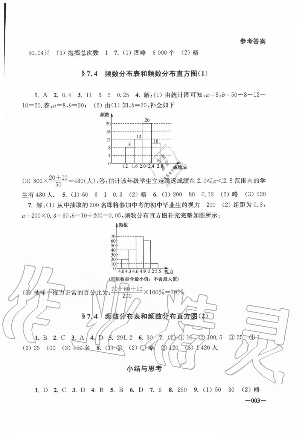 2020年课堂追踪八年级数学下册苏科版 第3页