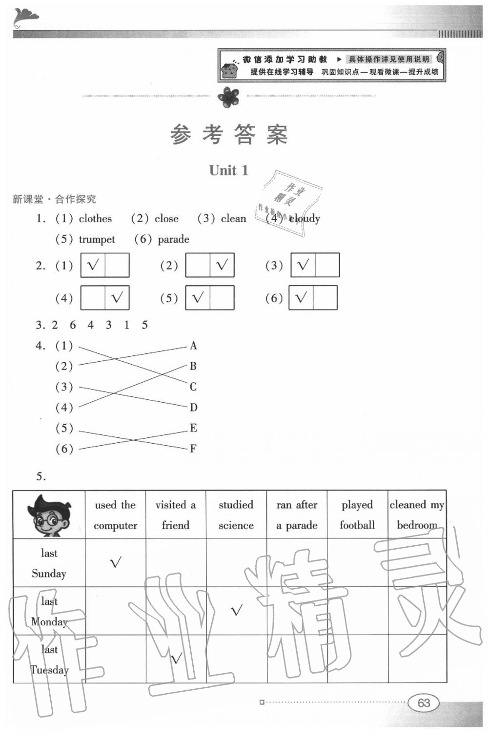 2020年南方新課堂金牌學(xué)案六年級英語下冊粵人民版 第1頁