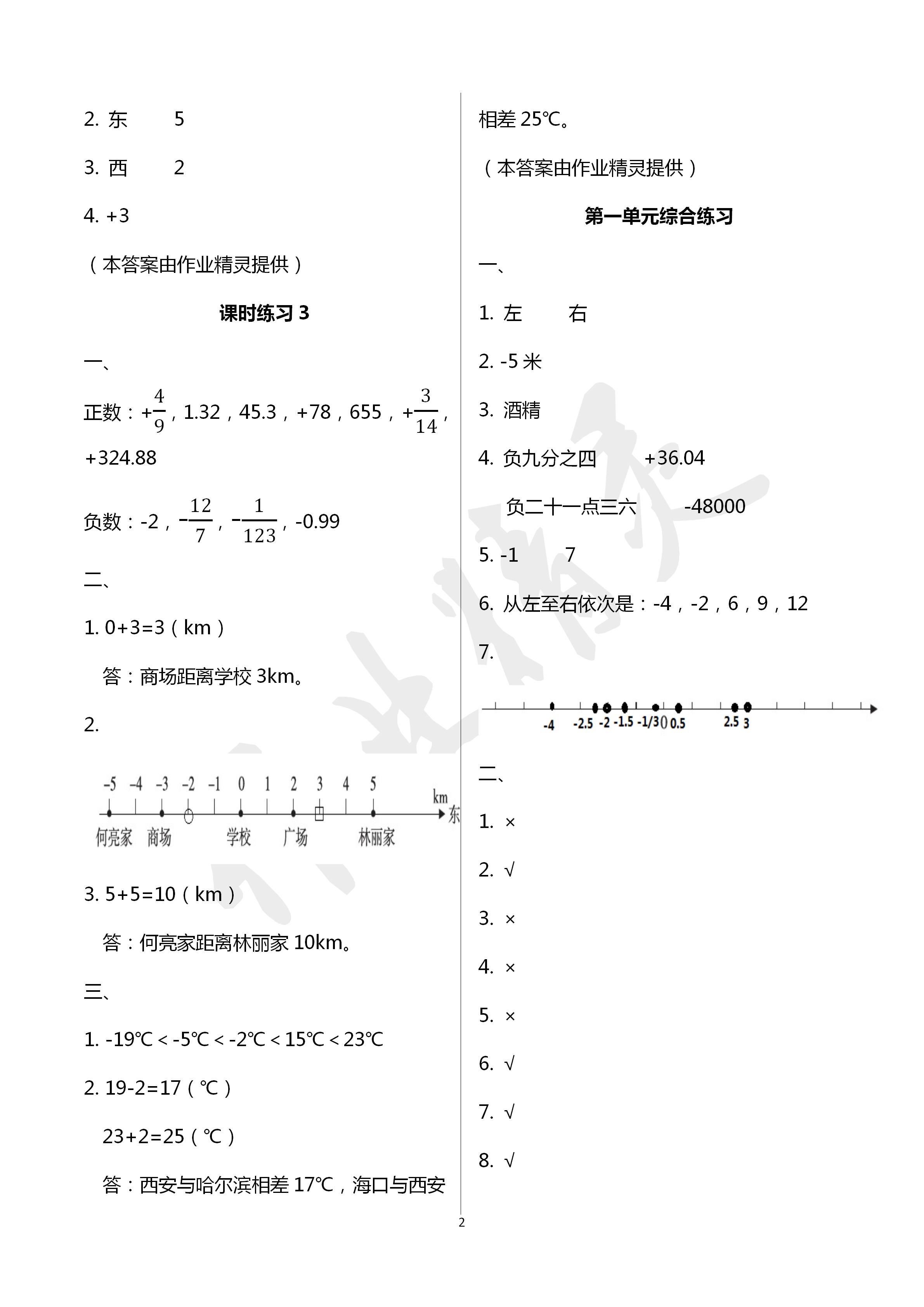 2020年新课程课堂同步练习册六年级数学下册人教版 第2页