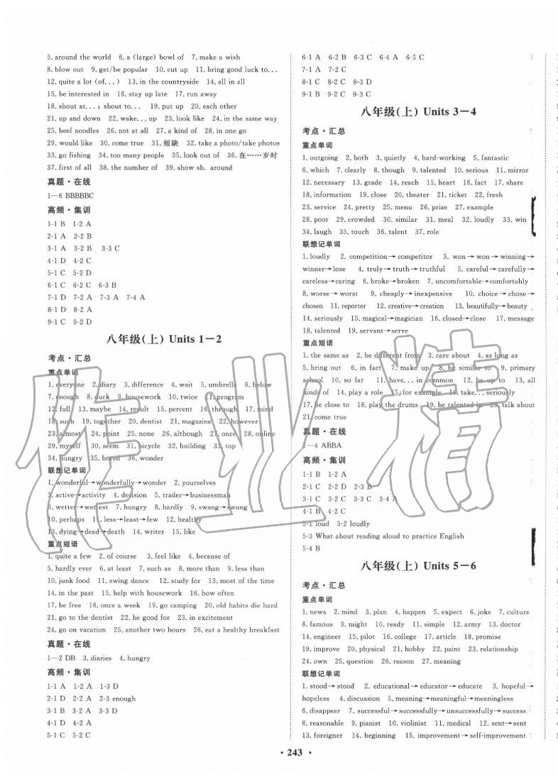 2020年考點(diǎn)360九年級英語中考用書 河北專版 第3頁