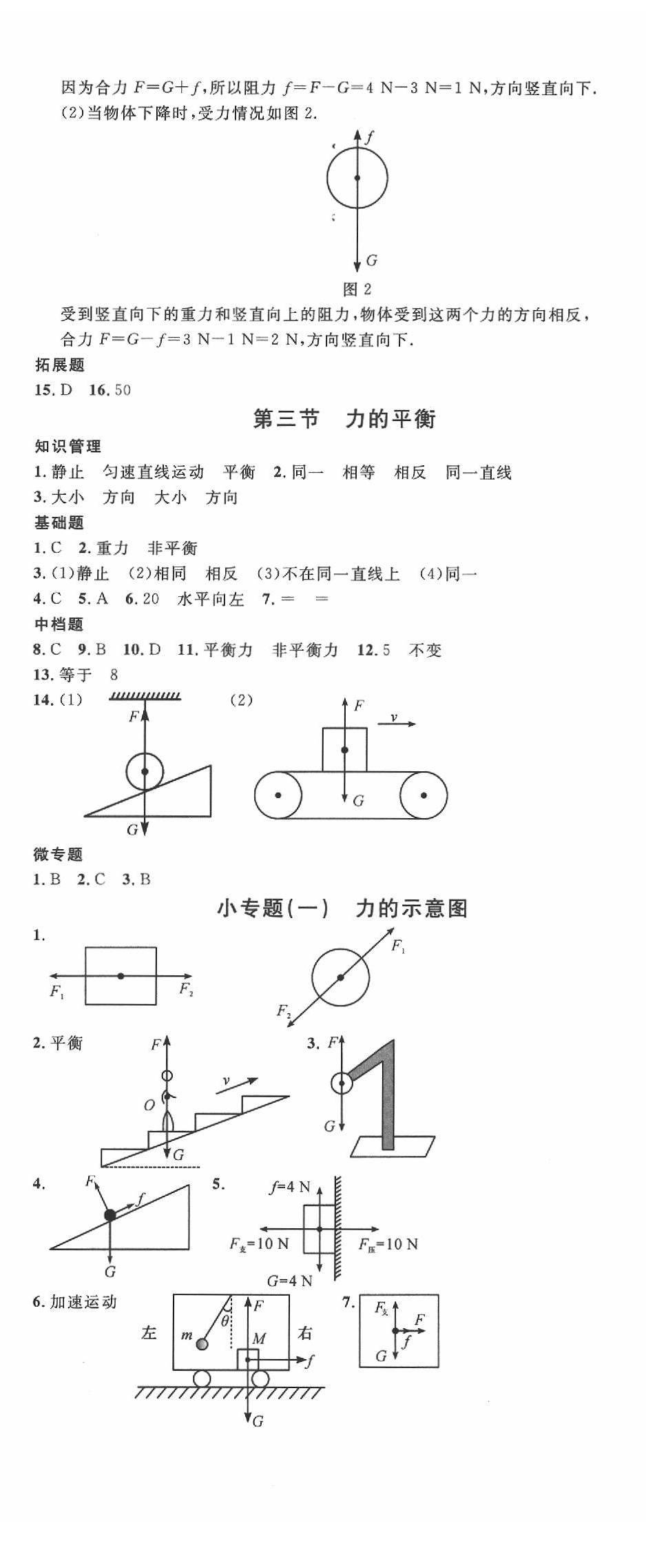 2020年名校课堂滚动学习法八年级物理下册沪科版 第2页