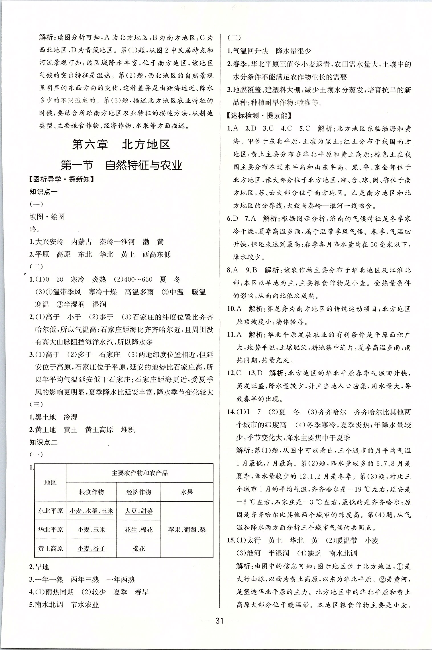 2020年同步學(xué)歷案課時(shí)練八年級地理下冊人教版河北專版 第3頁